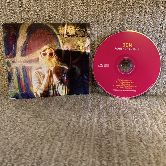 Dom - Family Of Love EP Audio Music CD 2011 Indie Rock Astralwerks Cardboard - Picture 1 of 4